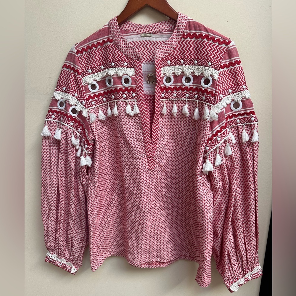 Dodo Baror Nathaniel Top with Tassels